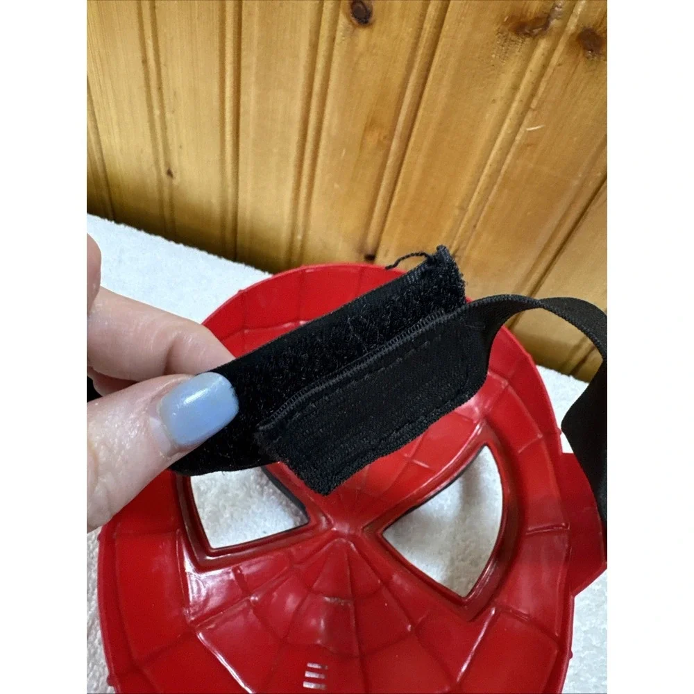 Vtg 2004 Spiderman Face Mask Child Size Marvel Spider-Man Halloween Pretend Play
